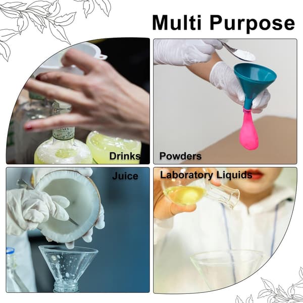 12-pack Mini Trattar, Plast, för Kök, Kosmetika, Lab, Transparent