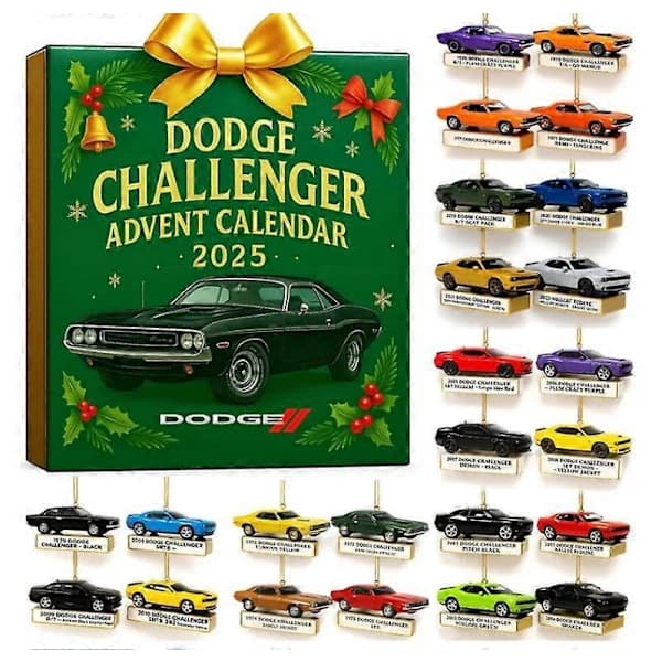 Superbils Adventskalender Överraskningslåda Julgransdekoration
