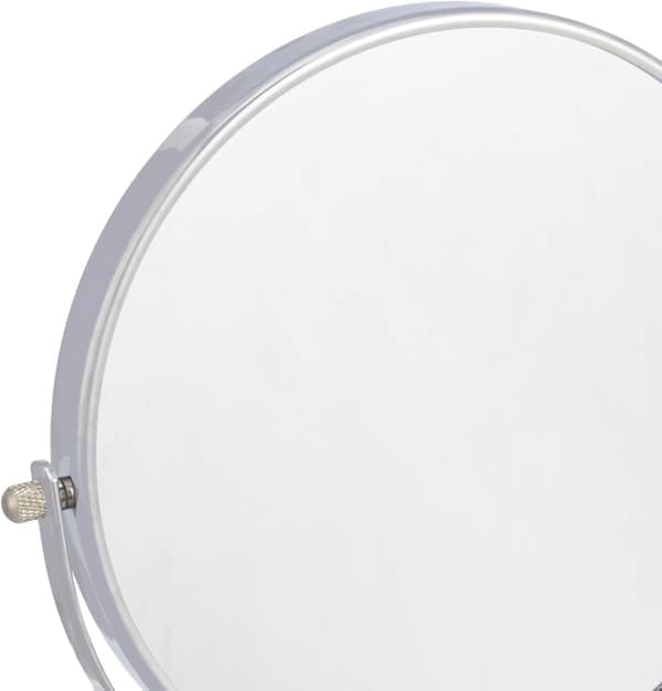 Väggmonterad sminkspegel - Rund - 1x/5x förstoring - 20,3 cm - Krom