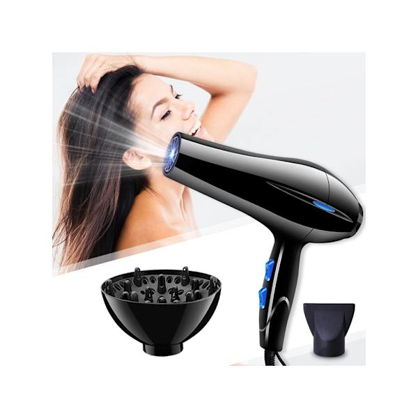 Hair Dryer - 1200W - With Concentrator & Diffuser