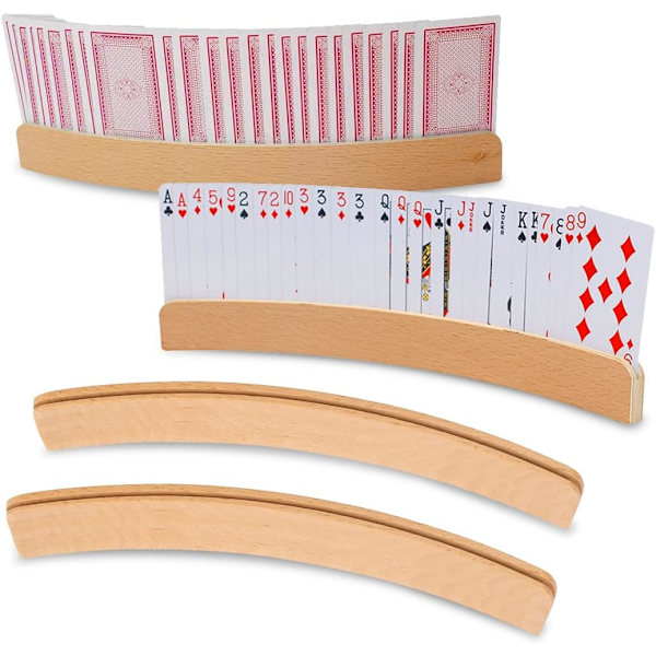 Kortinpidike, 2 kpl pokerinpidikkeitä, pelikortinpidike, handsfree-pelikortinpidike, pelikortinpidike lapsille, aikuisille, vanhuksille, vammaisille[qu)
