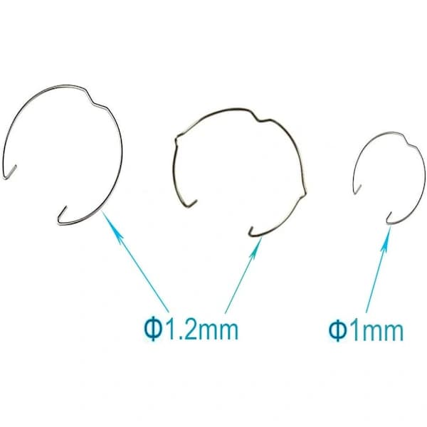 [18 st] GU10 MR11 Ring Clip Clips - 35 och 50 mm diameter [EE]