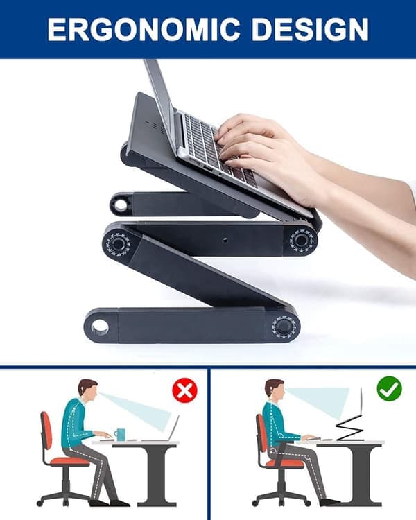 Multifunktionelt Laptopbord med Musemåtte