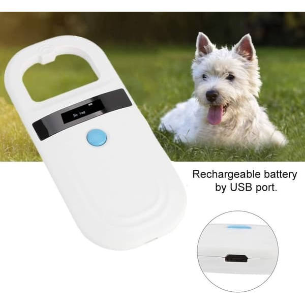 Pet Microchip Scanner - Mikrochiplæser - mikrochipscanner til kæledyrsidentifikation - Chip Tag Reader