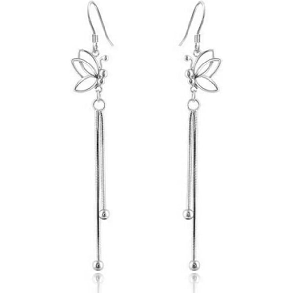 \"QD\" Örhängen Nytt Mode Smycke 925 Sterling Silver Örhänge Lång Sektion Fjäril Grossist Exklusiv