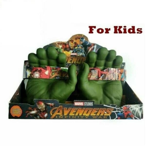 \"QD\" Hulk Smash Hænder Avengers Cosplay Bløde Legetøjsdyr Handsker Et Par Fest Legetøjsgave