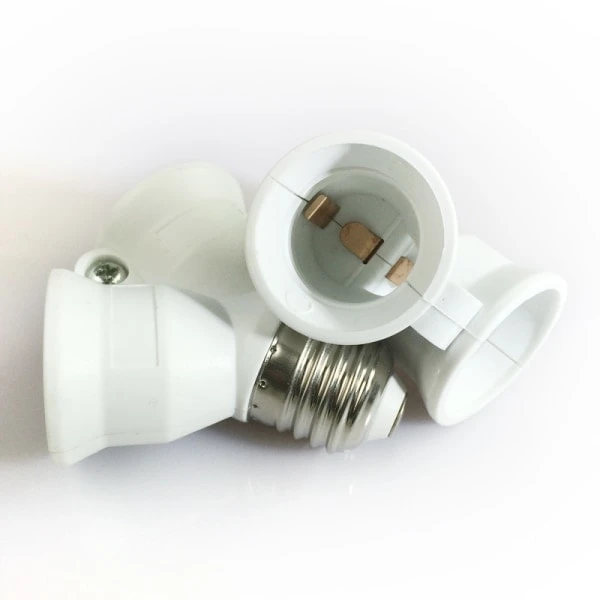 E27 2-i-1 Sockeladapter 2 Adapterbasadapter