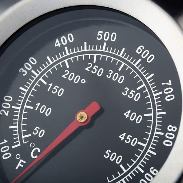 Analogt termometer for grilling - Rustfritt stål_qq