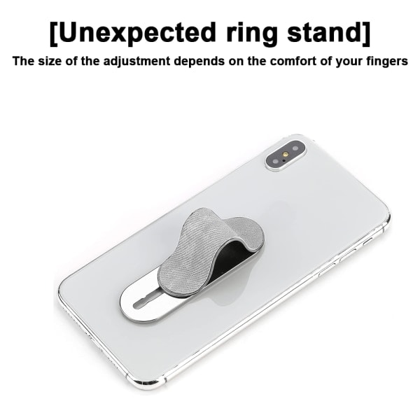 [QD] Push-pull mobiltelefon ringhållare - Vit