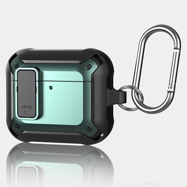 AirPods 4 Skal Stöttåligt Hybrid Armor Blå_qudddd