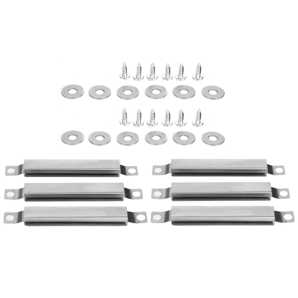 QU/2 Sæt Grill Crossover Justerbare Kanalrør Grill Rustfrit Stål Gas Reparationsdel Kit