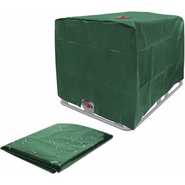 #QD#IBC Tanklås Presenning Vandtank Låg, IBC 1000 L Container Låg Vandtank Låg, Støvtæt Anti-UV Regntæt IBC Beskyttelseslåg