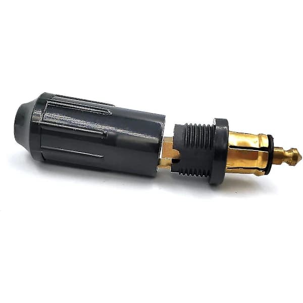 Din Hella-stik 12V cigarettænderadapter Sort 1 stk