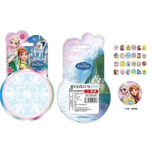 24 kpl Frozen-kynsitarroja Kynsikoriste Tarrat_qq