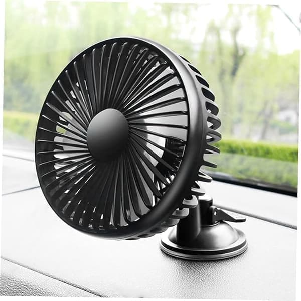 USB-bilventilator - Støjsvag køleventilator til biler, SUV'er, autocampere | Nem og enkel installation
