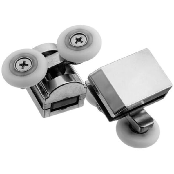 QQU-Dusjdørruller Dusjruller Skyvedør 23mm Erstatningslager Nylon Sink Legering