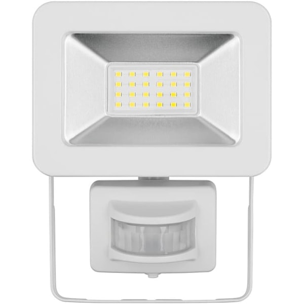LED-strålkastare för utomhusbruk, 20 W, med rörelsedetektor