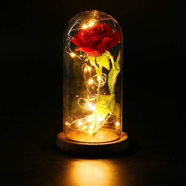 Rose i glass, evig rose i glass˜QD