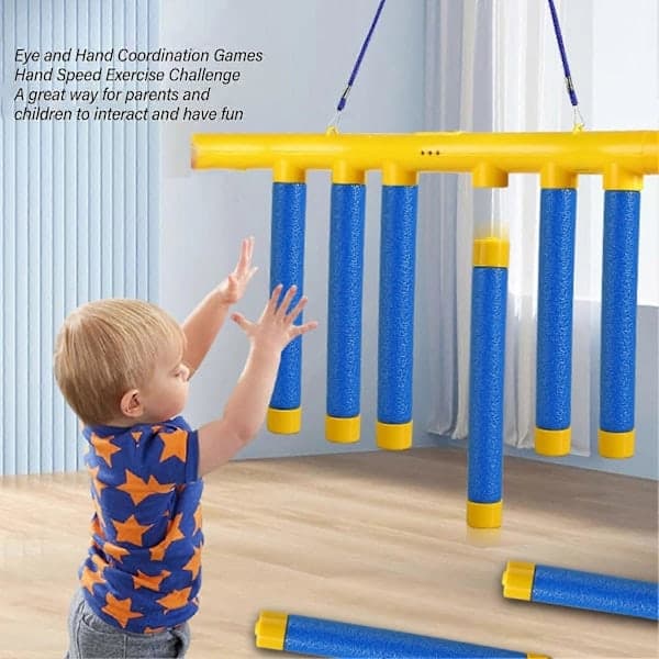 Fångstspel med fallande pinnar - Hand-öga-koordinationsspel för barn