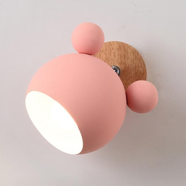 LED Væglampe / Sengelampe - Rosa
