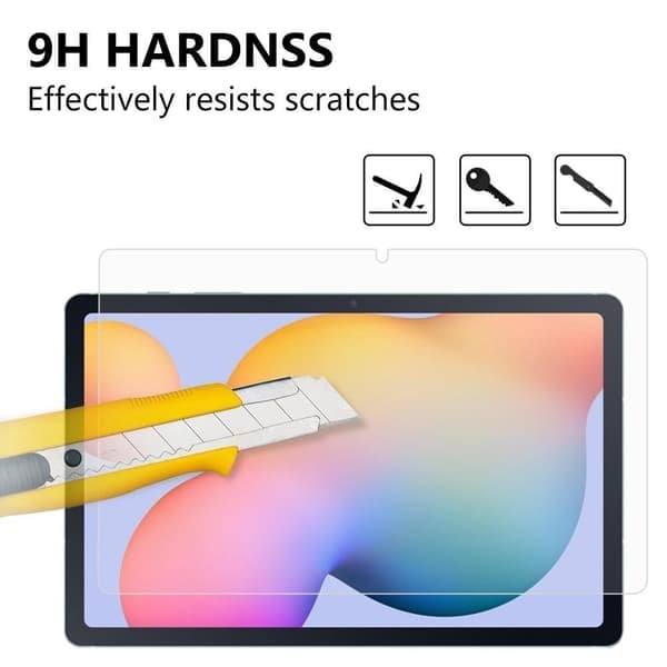 2x Skærmbeskytter i hærdet glas til Samsung Galaxy Tab S7 Plus S8 Plus_qq