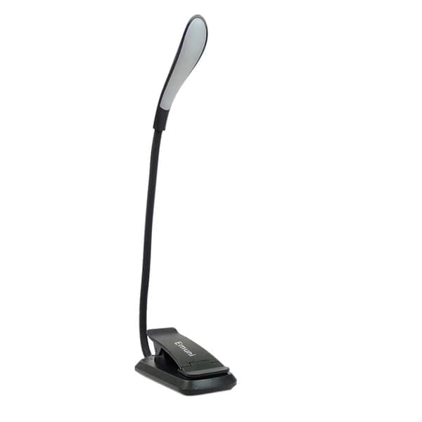 Leselampe, LED-boklampe med 3 lysmoduser, oppladbar