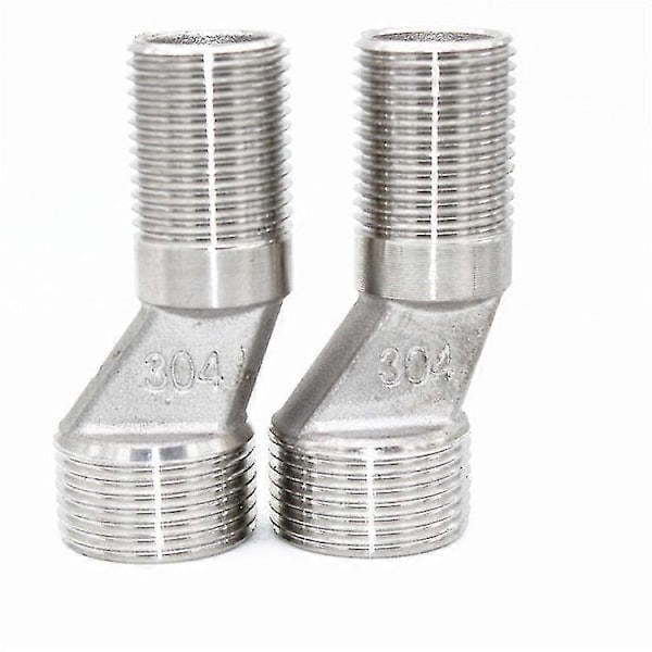 \"QD\" S-kobling 1/2 tomme Hann til 3/4 tomme Hann Gjenge Offset Adapter Monteringsutstyr for Baderomsvegg Klofot Badekar Kran Eksponert Dusjsett