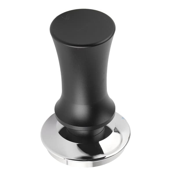 Kaffe Tamper Rustfritt Stål 58mm - Konstant Trykk Espresso Press Hammer - Svart