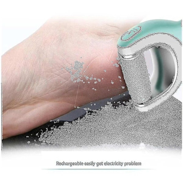 QD-Scholl Velvet Smooth Wet & Dry Elektrisk Fotfil Blå Rui