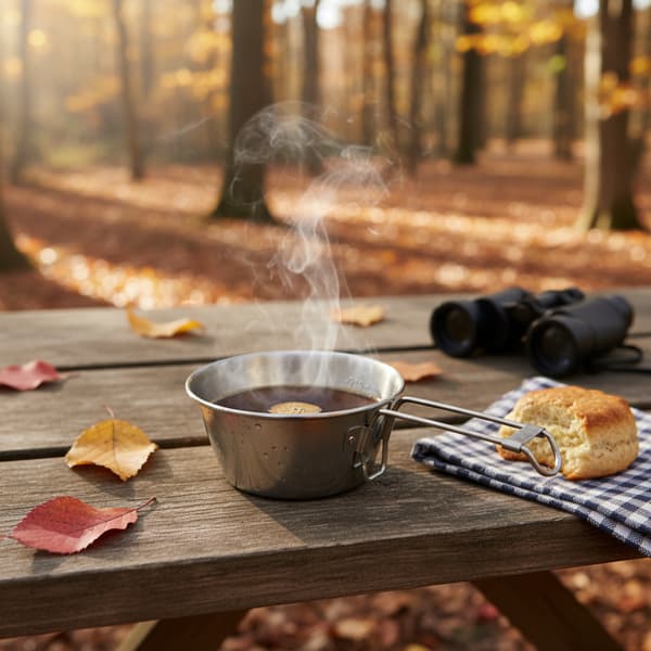 Sammenklappelig 304 rustfri stål camping skål, bærbart service til udendørs camping, vandreture og picnics