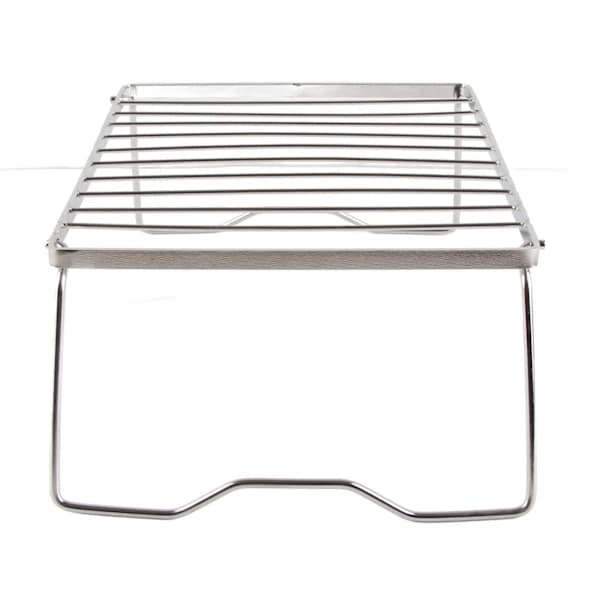 Bærbar sammenklappelig minigrill, udendørs BBQ-grill i rustfrit stål og aluminiumslegering til camping, picnic, backpacking