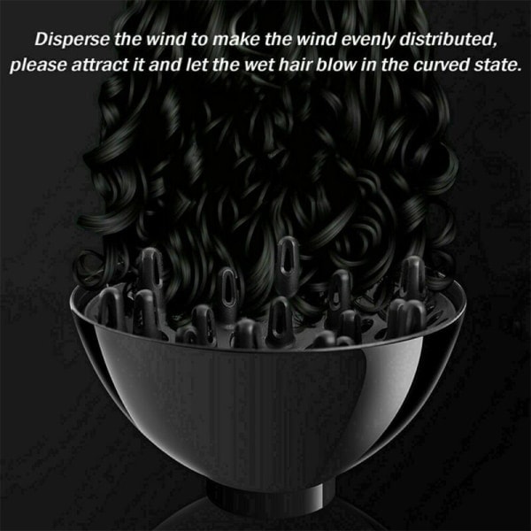 QU/Universal Cover Styling Salon Krøllete Hår Diffuser
