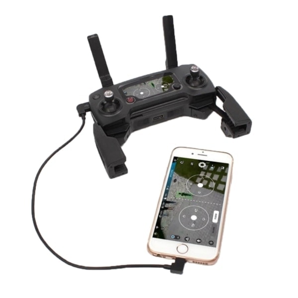QU/Lightning - Micro-USB-kabel för DJI Mavic - 30 cm svart