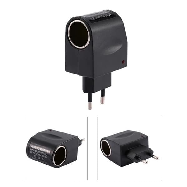 /QD/Mini AC till 12V DC Cigarettändaradapter Omvandlare för Bilar Auto -PAI