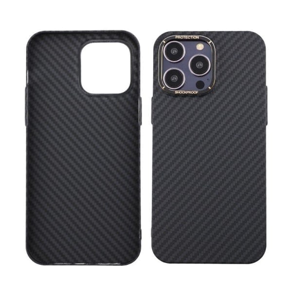 Kulfibercover iPhone 14 Pro Max - Sort Sort*QN