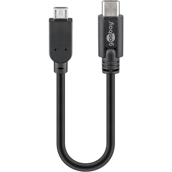 USB 2.0-kabel USB-C til Micro-B, svart_qq