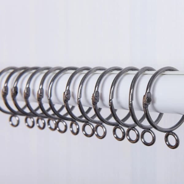 Metall gardinringar 50 mm diameter Gardinringar (30 st)