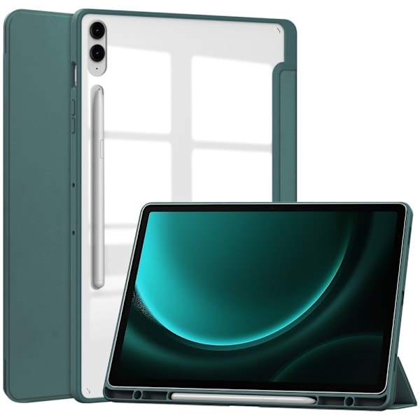 QU/Galaxy Tab S9 FE Plus Kotelo Hybrid Kynäteline Vih