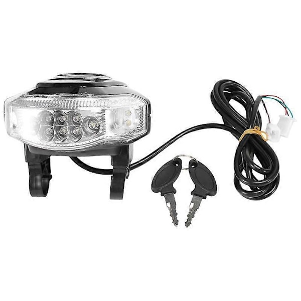 60V Angel Eyes LCD Ljus Hastighetsdisplay Batteri Signalhorn Strålkastare Strömbrytare Nyckel för Citycoco Elektrisk Scooter