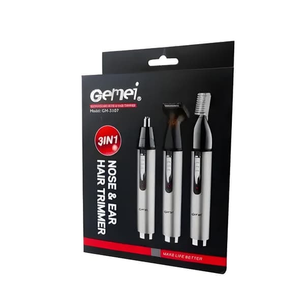 Gemei Næse- & Øre-trimmer - 3-i-1 GM-3107_qq