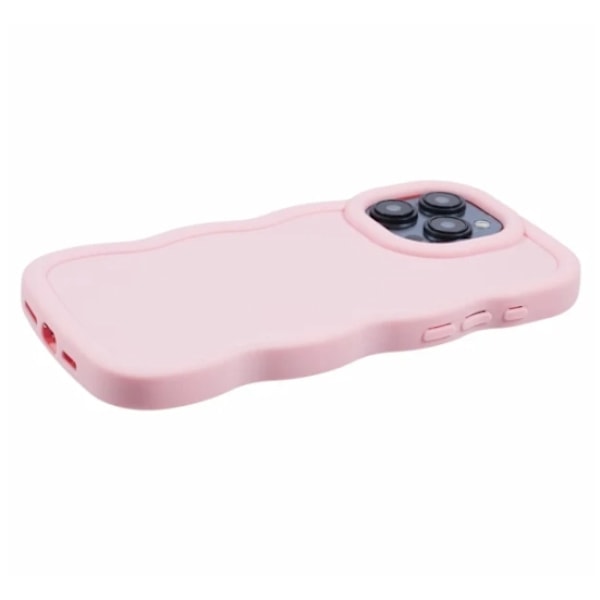 iPhone 13 Pro Max Telefoncover BølgeLyserød*QN