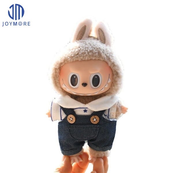 Pop Mart Labubu Kläder Leksak Labubu Kläder Outfit Skjortset Labubu Dockkläder 11 17cm labubu clothes , without dolls