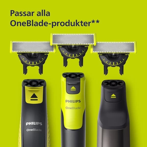 Kompatible Philip OneBlade barberblader 2-pakning_qq