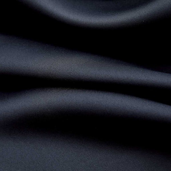 QD-vidaXL Pimennysverhot Metallirenkailla 2 kpl Musta 140x225 cm Musta Musta