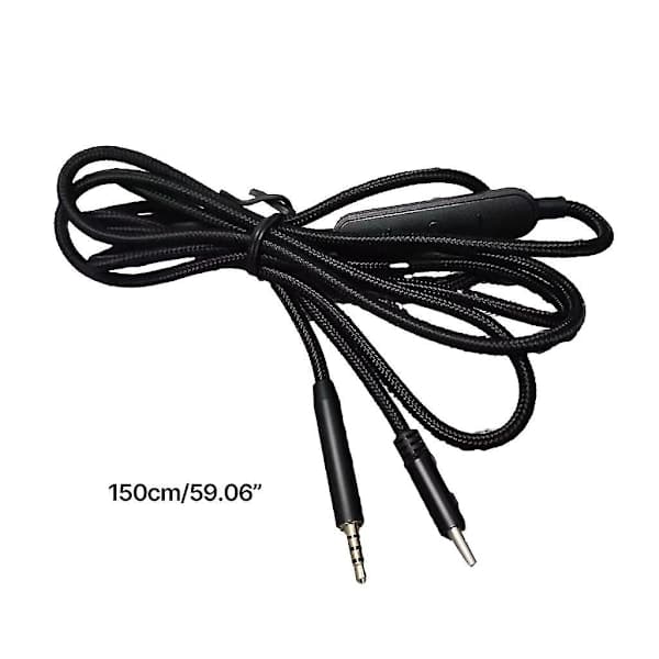 USB-C til 2,5 mm han-kabel til QC25/QC35/QC35II/QC45 hovedtelefoner med mikrofon