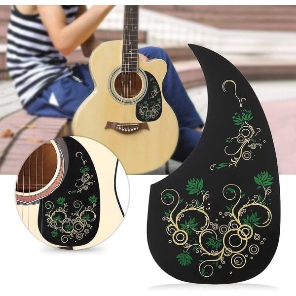 2 st Slitstarka Självhäftande Plektrumskydd för Gitarr - Repfritt˜QD