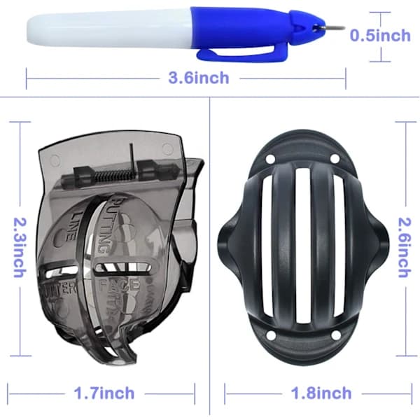 6-pack golfboll linjemarkering ritverktyg golfboll linjal golfboll