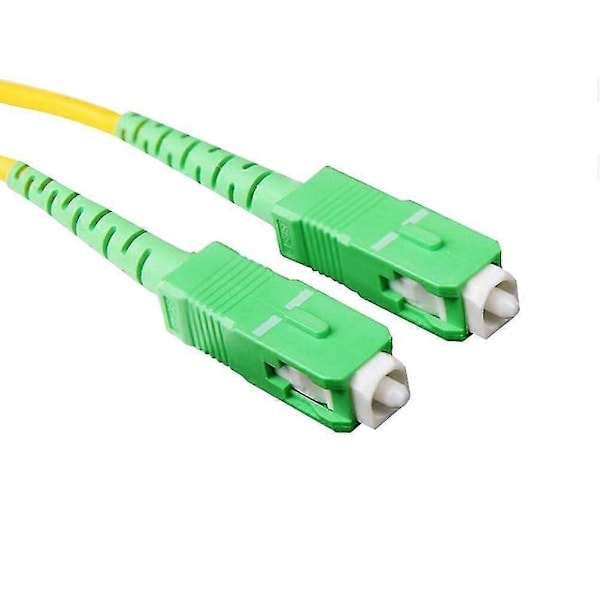 \"QD\" 10 metrin optinen kuitukaapeli Simplex Single Mode SC/APC-SC/APC-G652D