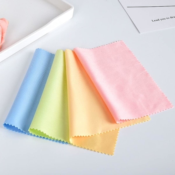 QD-20-pack - Mikrofiber Rengöringsdukar - för rengöring av kameralinser