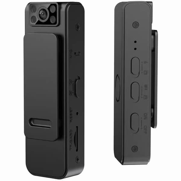 \"QD\"L8+ WiFi HD 1080P Minikamera Back Clip Bodycam Stemme- og lydoptager